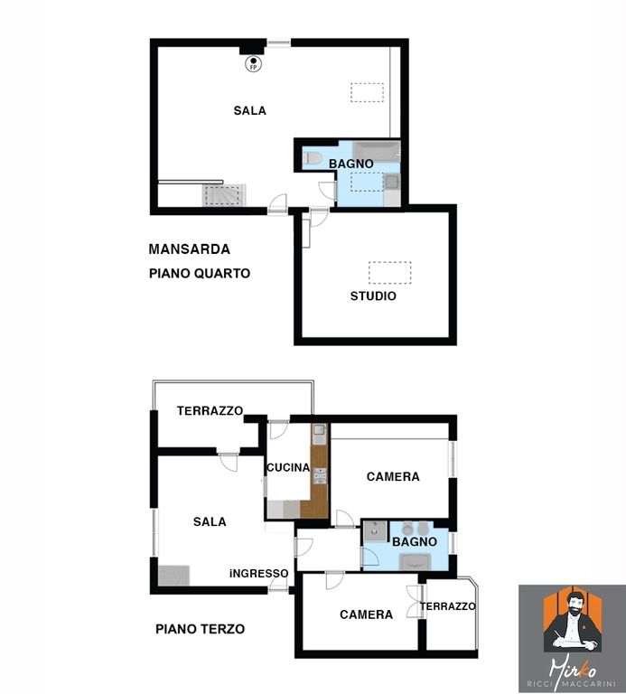 APPARTAMENTO, 2/4 CAMERE, 2 BAGNI E GARAGE
