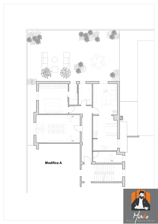 APPARTAMENTO CON TERRAZZO DI 90MQ E GARAGE