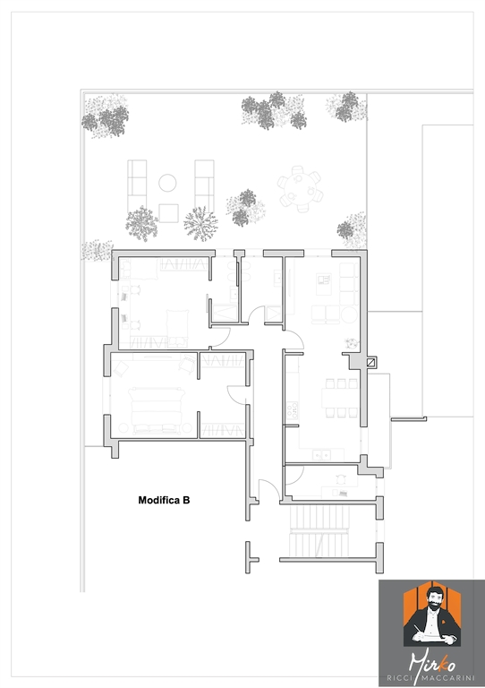APPARTAMENTO CON TERRAZZO DI 90MQ E GARAGE