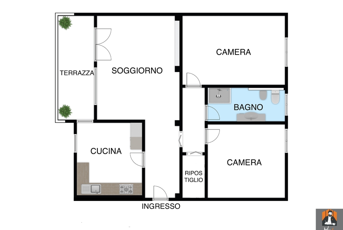 APPARTAMENTO RISTRUTTURATO – ASCENSORE E TERRAZZA
