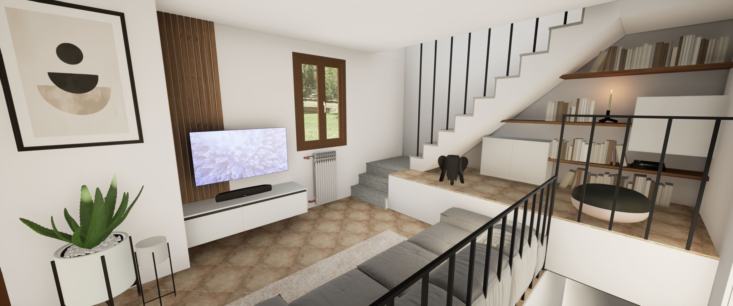 25f – Nuovo Arredamento Soggiorno Studio – Appartamento Pioppe di Salvaro UN’OASI DI TRANQUILLITÁ | CON VISTA PANORAMICA