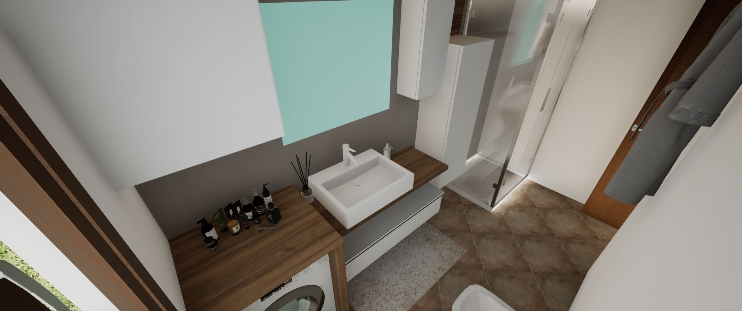 25m – Nuovo Arredamento Bagno – Appartamento Pioppe di Salvaro UN’OASI DI TRANQUILLITÁ | CON VISTA PANORAMICA