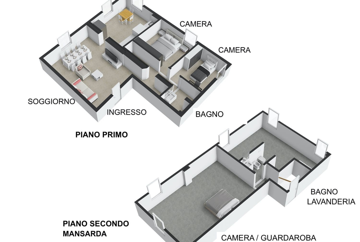 APPARTAMENTO RISTRUTTURATO su DUE LIVELLI, in RUSTICO | Ad ARGELATO, BOLOGNA