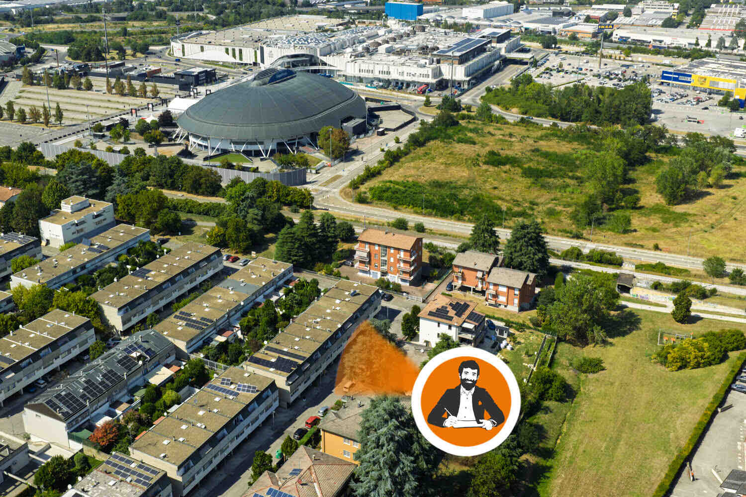 VILLETTA a SCHIERA a RIALE, CASALECCHIO di RENO (BO): 3 CAMERE, 3 BAGNI e GIARDINO ESCLUSIVO
