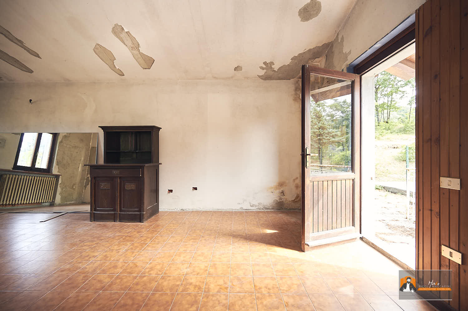 30 – Camera principale – Villa – casa – monofamiliare – vendita – Firenzuola – passo della Raticosa – Bologna – Firenze CASA INDIPENDENTE con TERRENO di 12.500 mq a MONTALBANO CAVRENNO (FI)