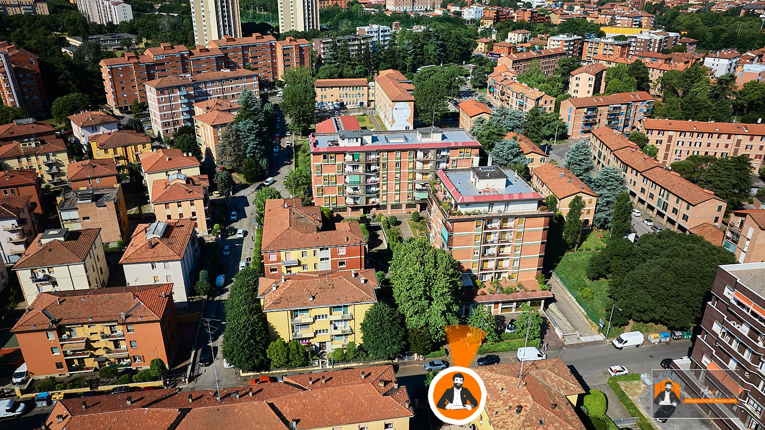 CASA LUCE – APPARTAMENTO RISTRUTTURATO in VENDITA | 2 CAMERE, 2 BAGNI, CABINA ARMADIO e POSTO AUTO |  In VIA ABRUZZO a BOLOGNA