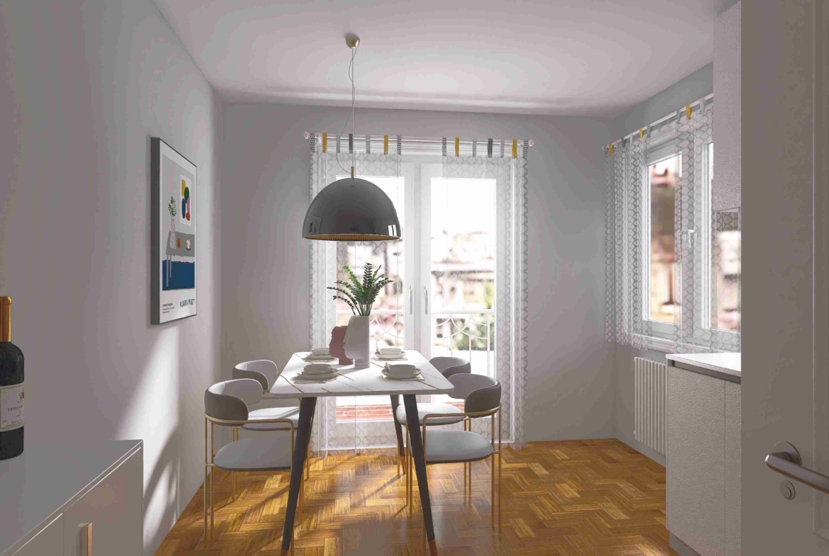 CASA ORO – APPARTAMENTO in VENDITA di 94 mq | 2 CAMERE, BAGNO e GARAGE di 26 mq |  FORLÌ