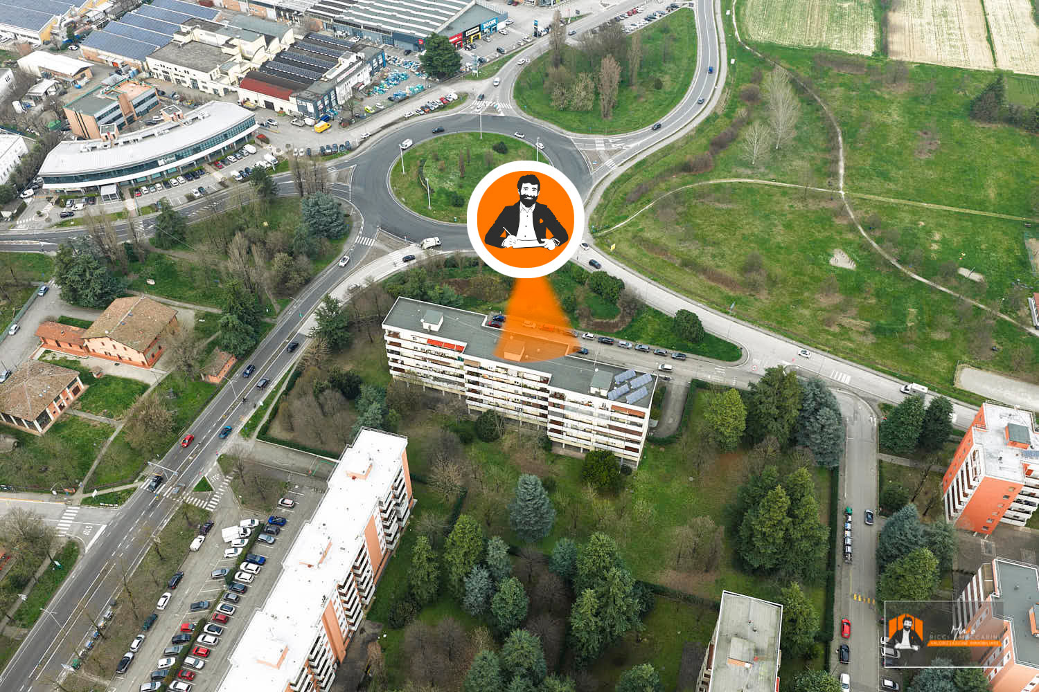 QUADRILOCALE in VENDITA a VILLANOVA di CASTENASO con TERRAZZA ABITABILE, ASCENSORE e GARAGE
