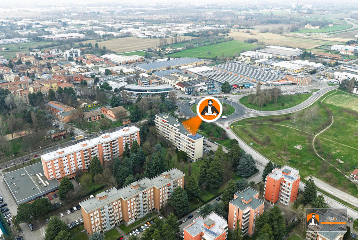 QUADRILOCALE in VENDITA a VILLANOVA di CASTENASO con TERRAZZA ABITABILE, ASCENSORE e GARAGE