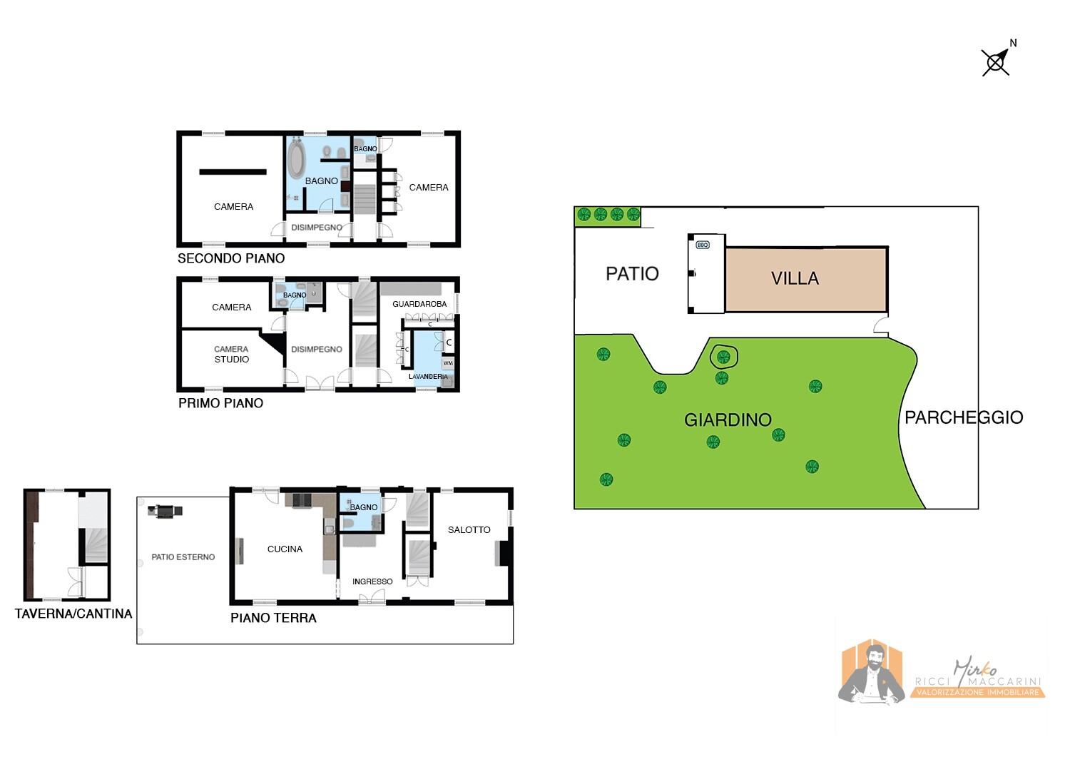 VILLA SINGOLA RISTRUTTURATA | 700 mq di GIARDINO, PATIO e CANTINA | FIESSO di CASTENASO