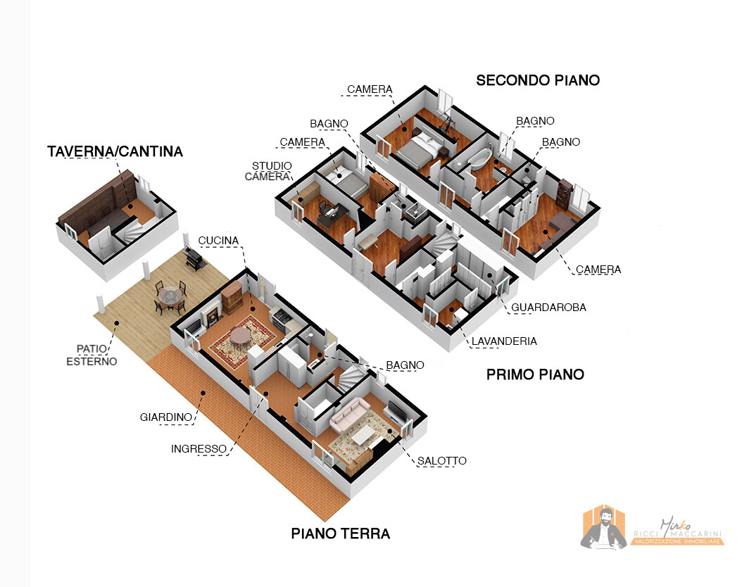 VILLA SINGOLA RISTRUTTURATA | 700 mq di GIARDINO, PATIO e CANTINA | FIESSO di CASTENASO