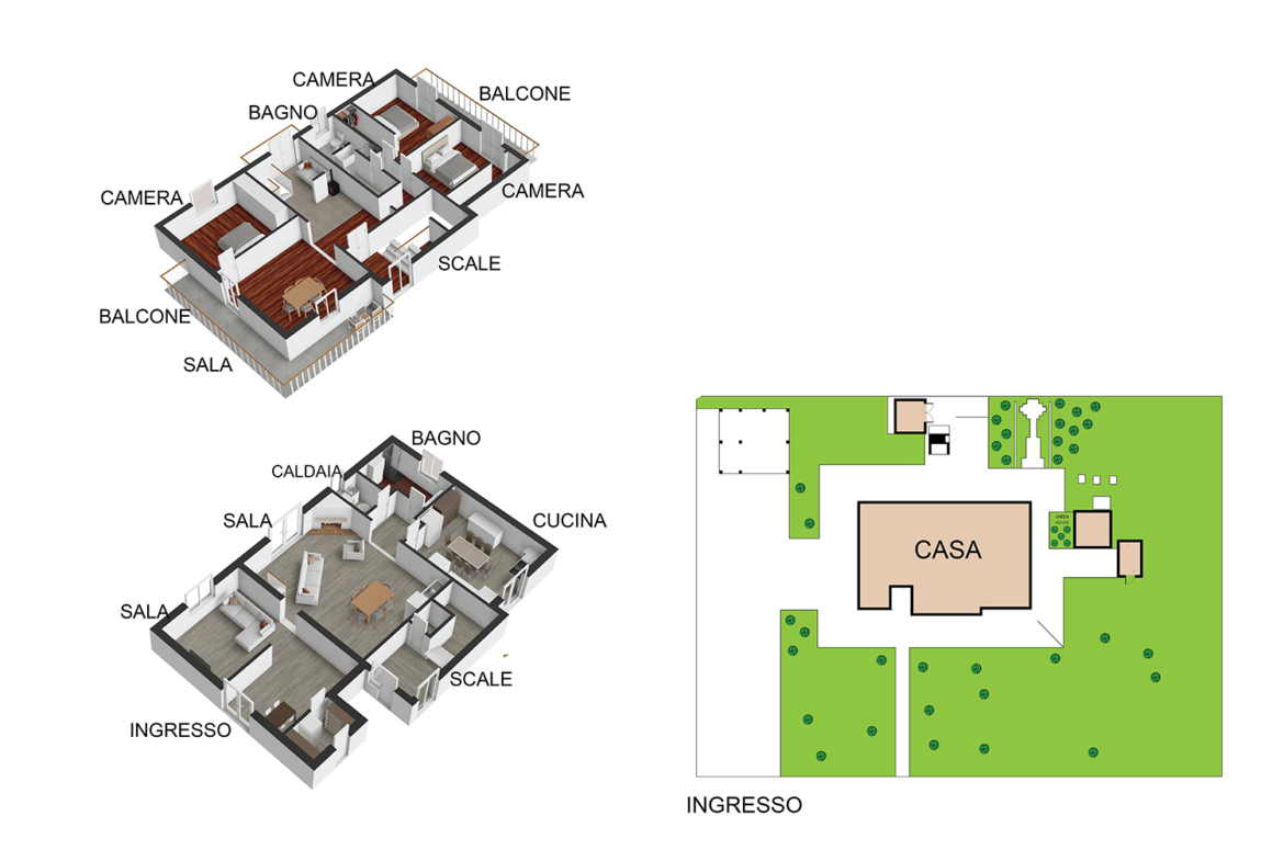 PORZIONE di VILLA in VENDITA con GIARDINO PRIVATO | MAGIONE, CASTEL SAN PIETRO TERME
