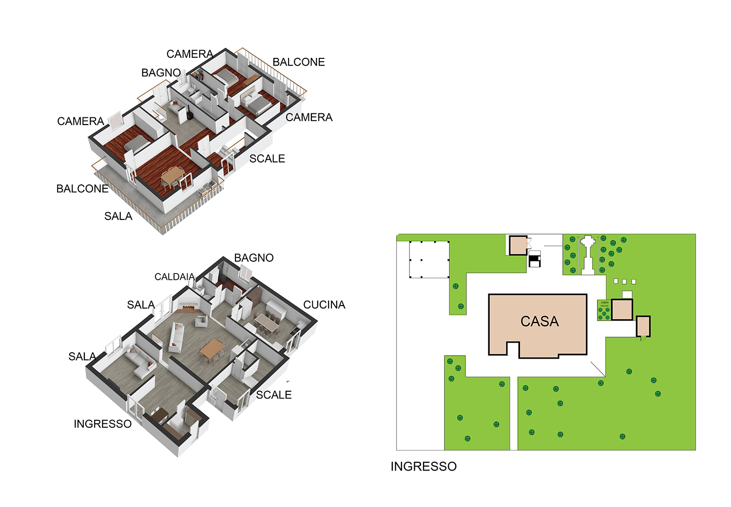 PORZIONE di VILLA in VENDITA con GIARDINO PRIVATO | MAGIONE, CASTEL SAN PIETRO TERME