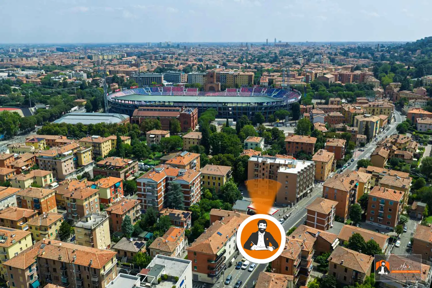 QUADRILOCALE in VENDITA a BOLOGNA ZONA STADIO: 92 mq, 2 CAMERE e ULTIMO PIANO