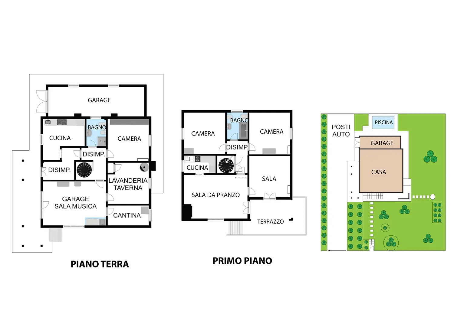 VILLA/CASA INDIPENDENTE in VENDITA a SAN GABRIELE DI BARICELLA | GIARDINO PRIVATO di 850MQ e PISCINA